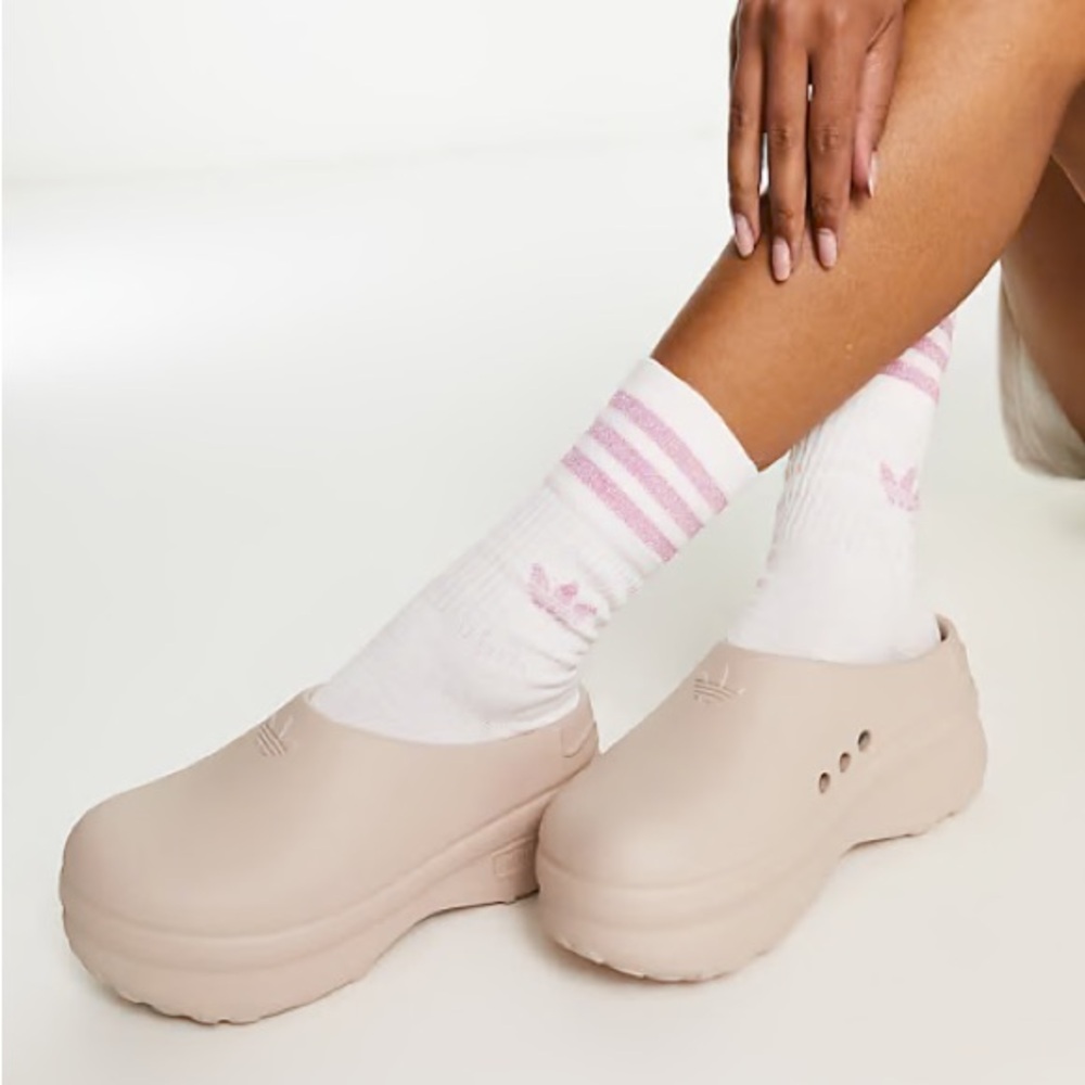 Adidas Adifom Stan Smith Mule Clog Shoes / Wonder Taupe Size US7